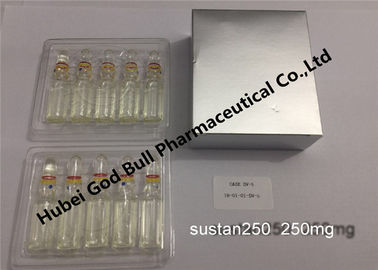 Κίνα Έγχυση στεροειδών μπουκαλιών στεροειδών αύξησης μυών Sustanon 350mg/ml 1ml/vial anpoule προμηθευτής